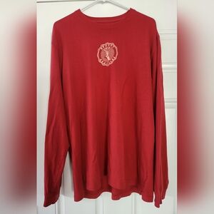 Brooks Brothers 1818 Men's XL Extra Large Long Sleeve Maroon Running Racing